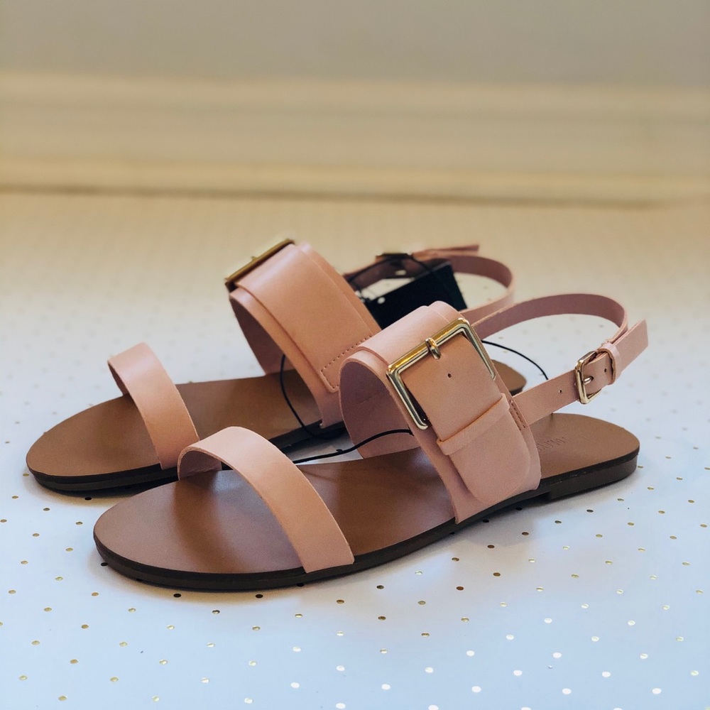 Light Pink Buckle Sandal